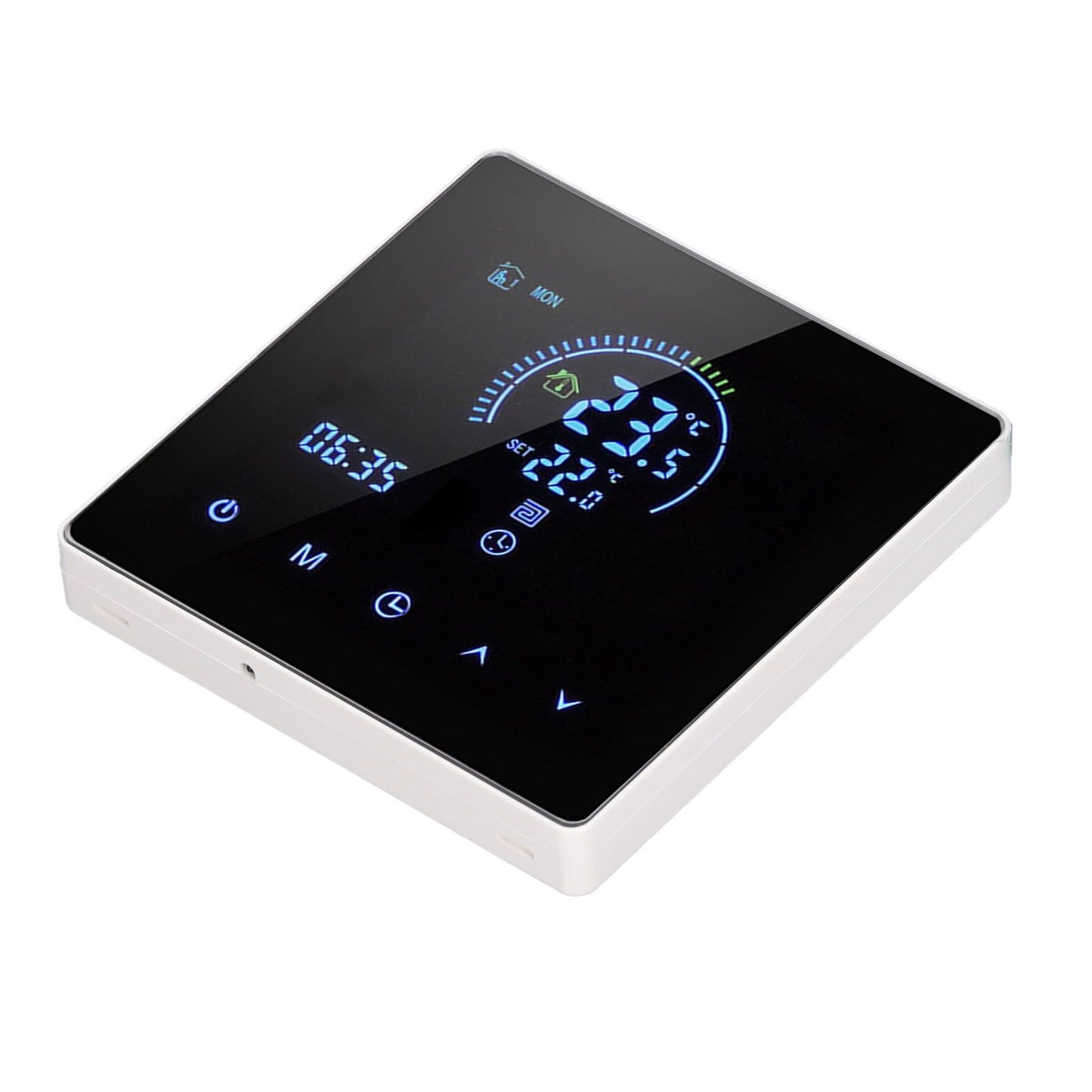 3A Smart Thermostat Intelligent Touch Color Screen LCD Display Thermostat Water Heating Boiler for Home Office Shopping Mall Store White Regular Model - view 2