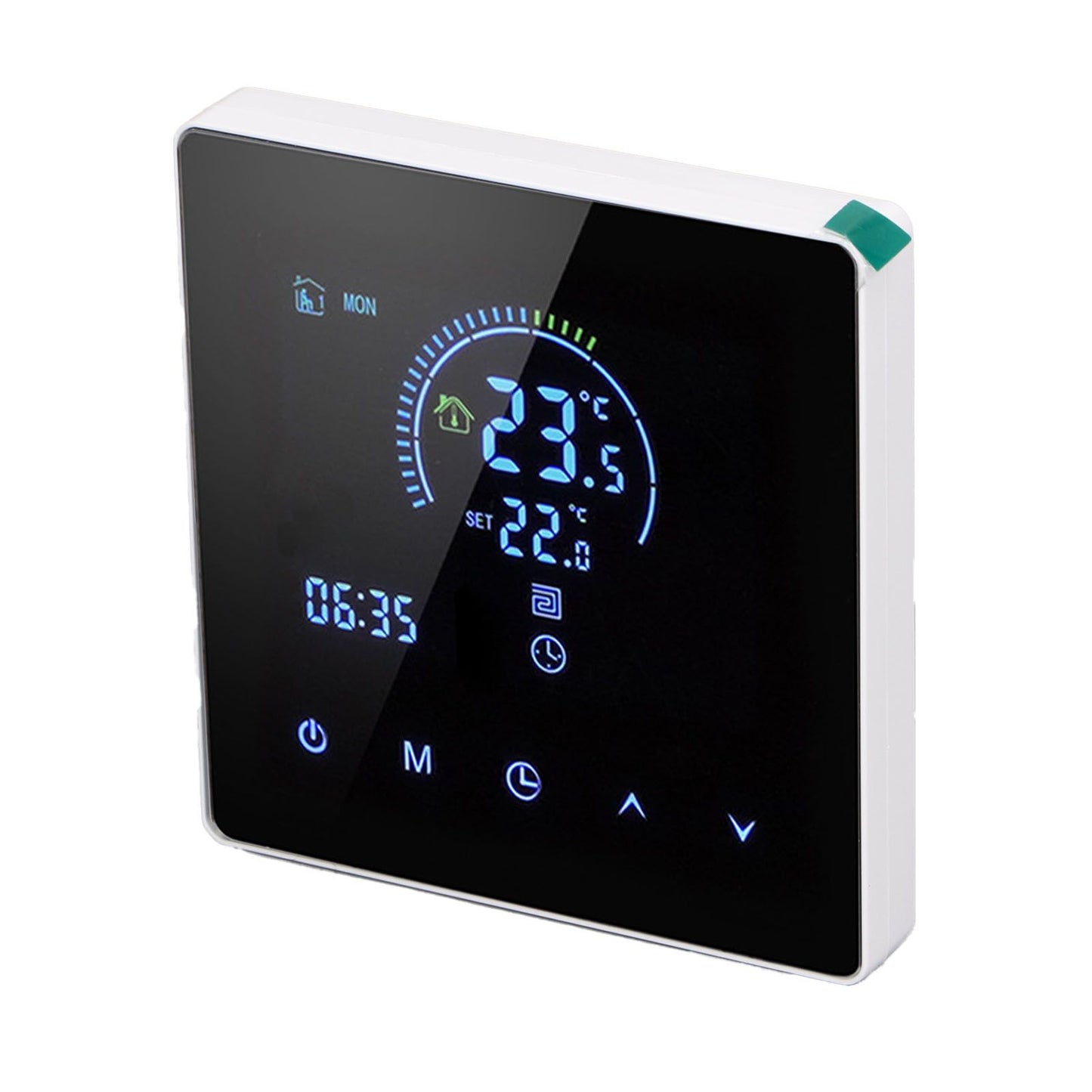 3A Smart Thermostat Intelligent Touch Color Screen LCD Display Thermostat Water Heating Boiler for Home Office Shopping Mall Store White Regular Model - view 5
