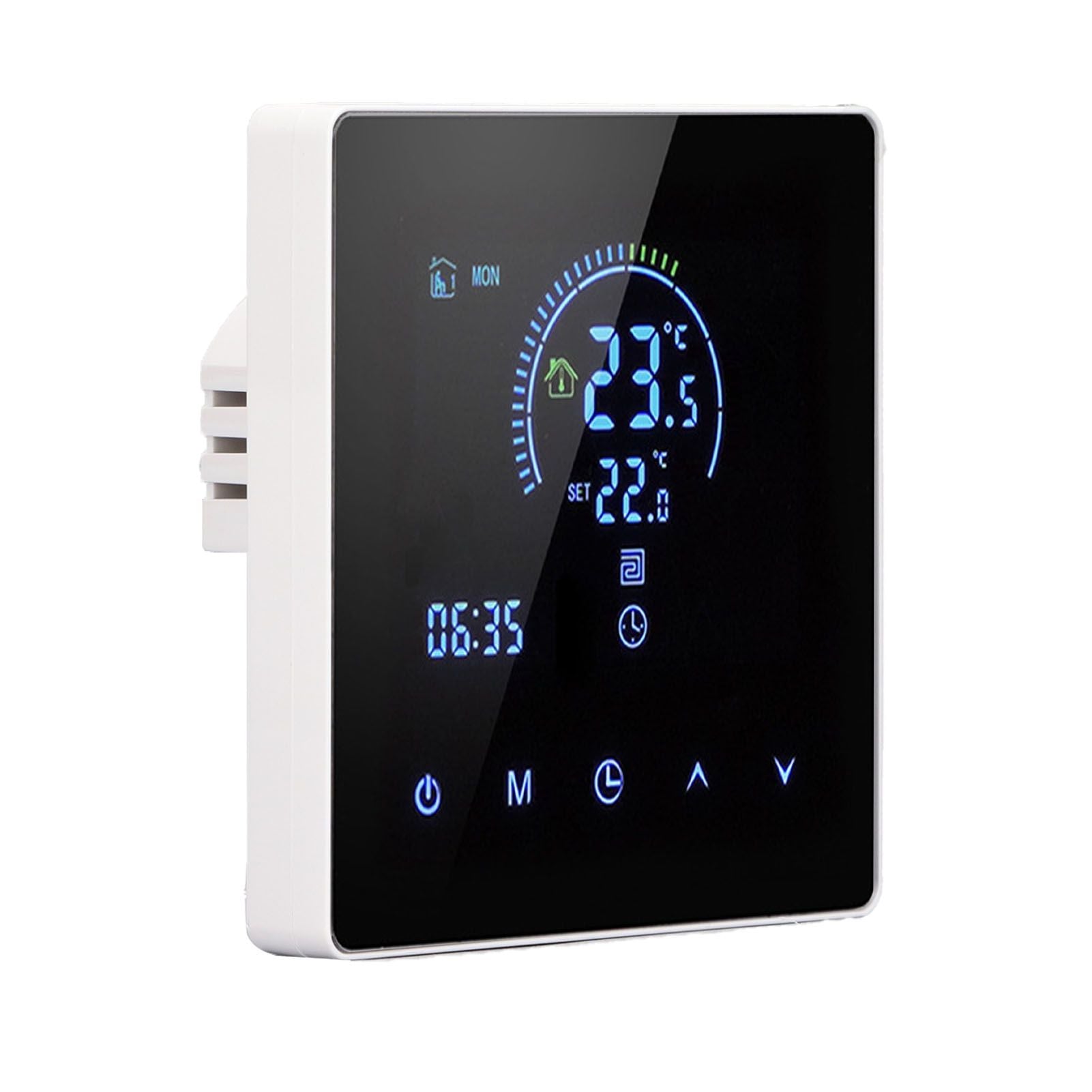 3A Smart Thermostat Intelligent Touch Color Screen LCD Display Thermostat Water Heating Boiler for Home Office Shopping Mall Store White Regular Model - view 6