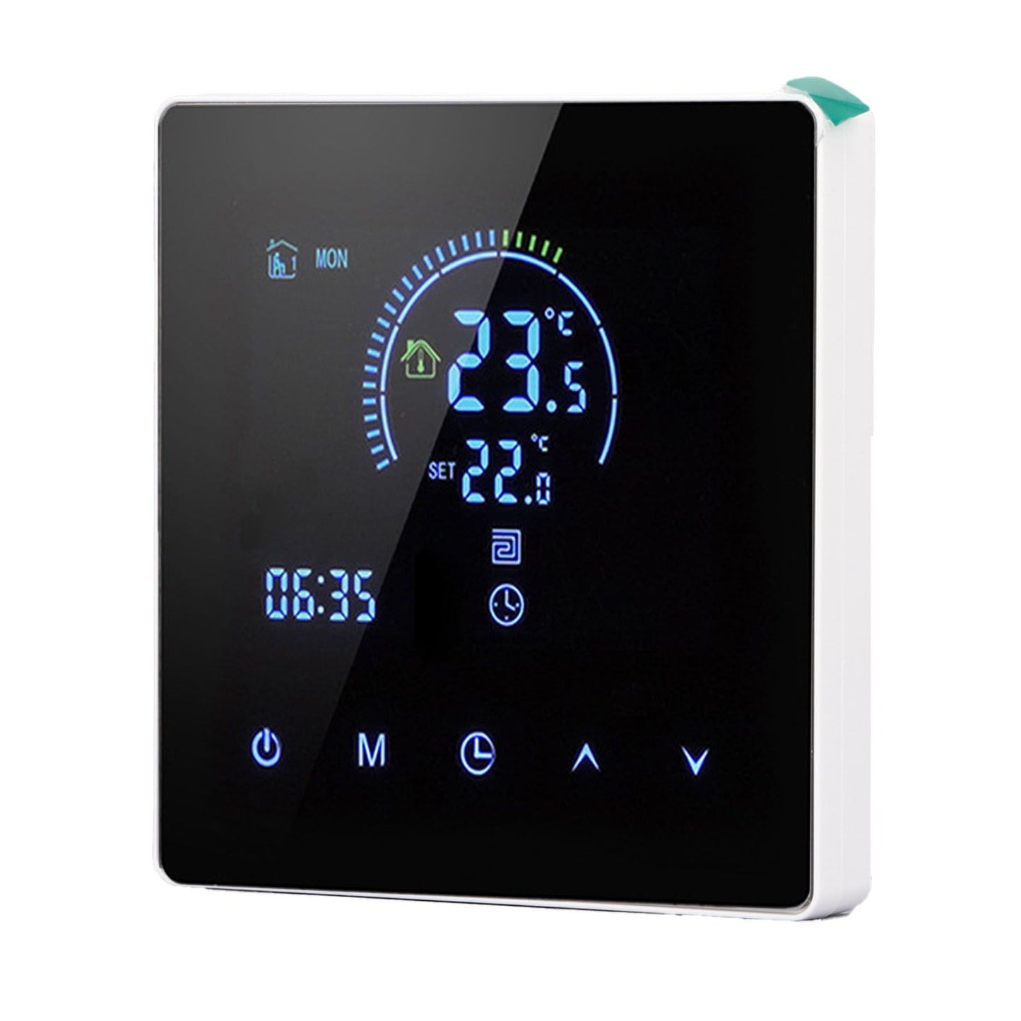 3A Smart Thermostat Intelligent Touch Color Screen LCD Display Thermostat Water Heating Boiler for Home Office Shopping Mall Store White Regular Model - view 7