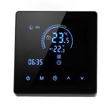 16A Digital Thermostat with LCD Display Programmable Thermostat Electric Heating Thermostat for Home Office Hotel AC 90V‑240V Black WiFi - view 2