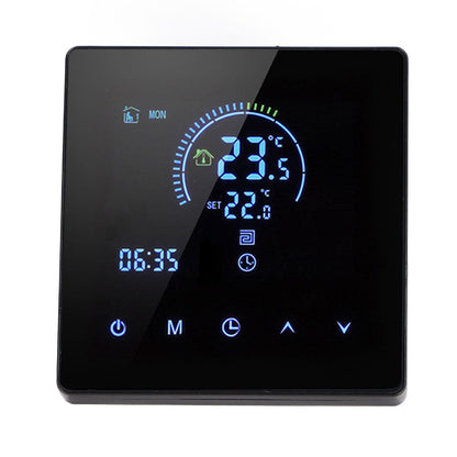 16A Digital Thermostat with LCD Display Programmable Thermostat Electric Heating Thermostat for Home Office Hotel AC 90V‑240V Black WiFi - view 2