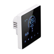 16A Digital Thermostat with LCD Display Programmable Thermostat Electric Heating Thermostat for Home Office Hotel AC 90V‑240V White Without WiFi - view 2