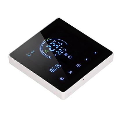 16A Digital Thermostat with LCD Display Programmable Thermostat Electric Heating Thermostat for Home Office Hotel AC 90V‑240V White Without WiFi - view 5