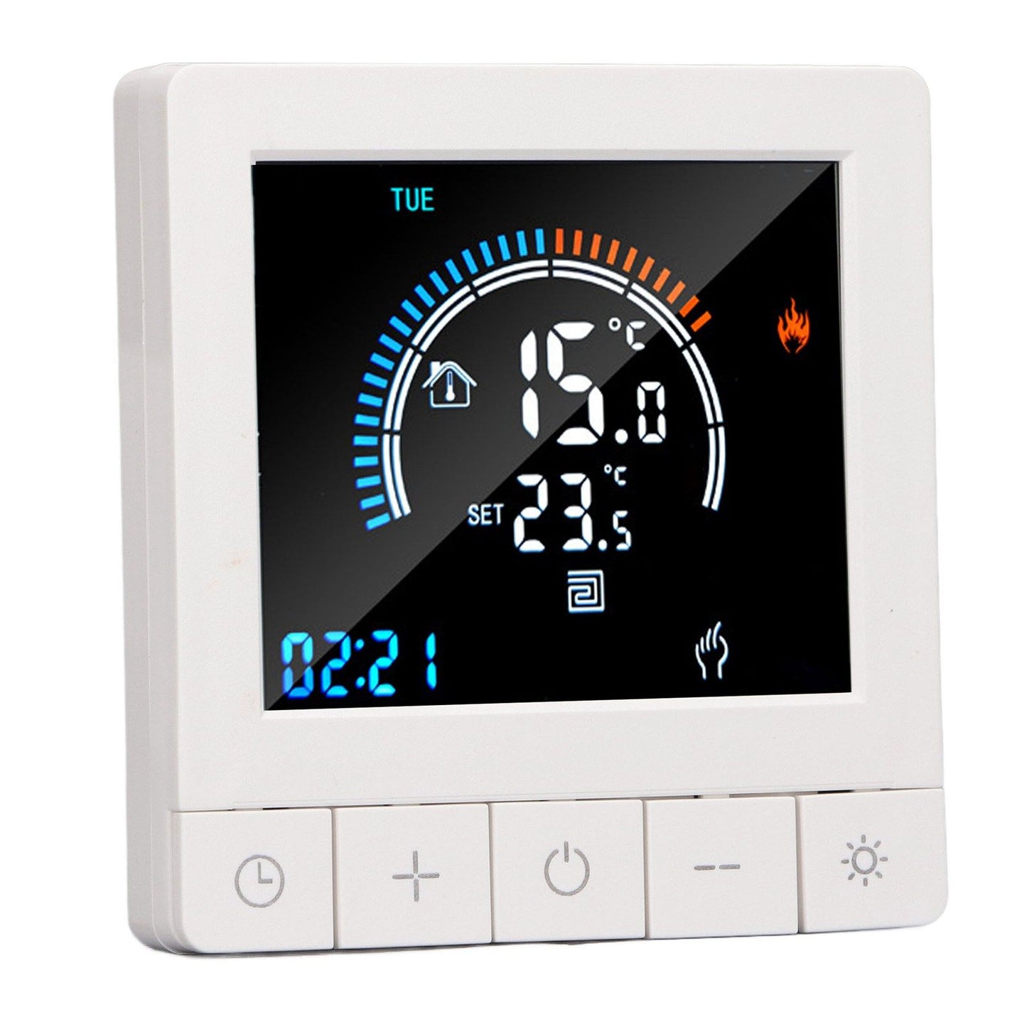 Smart Thermostat Programmable LCD Precise Control Smart Water Heating Thermostat For Home Office Mall AC90V‑240V WiFi Model - view 3