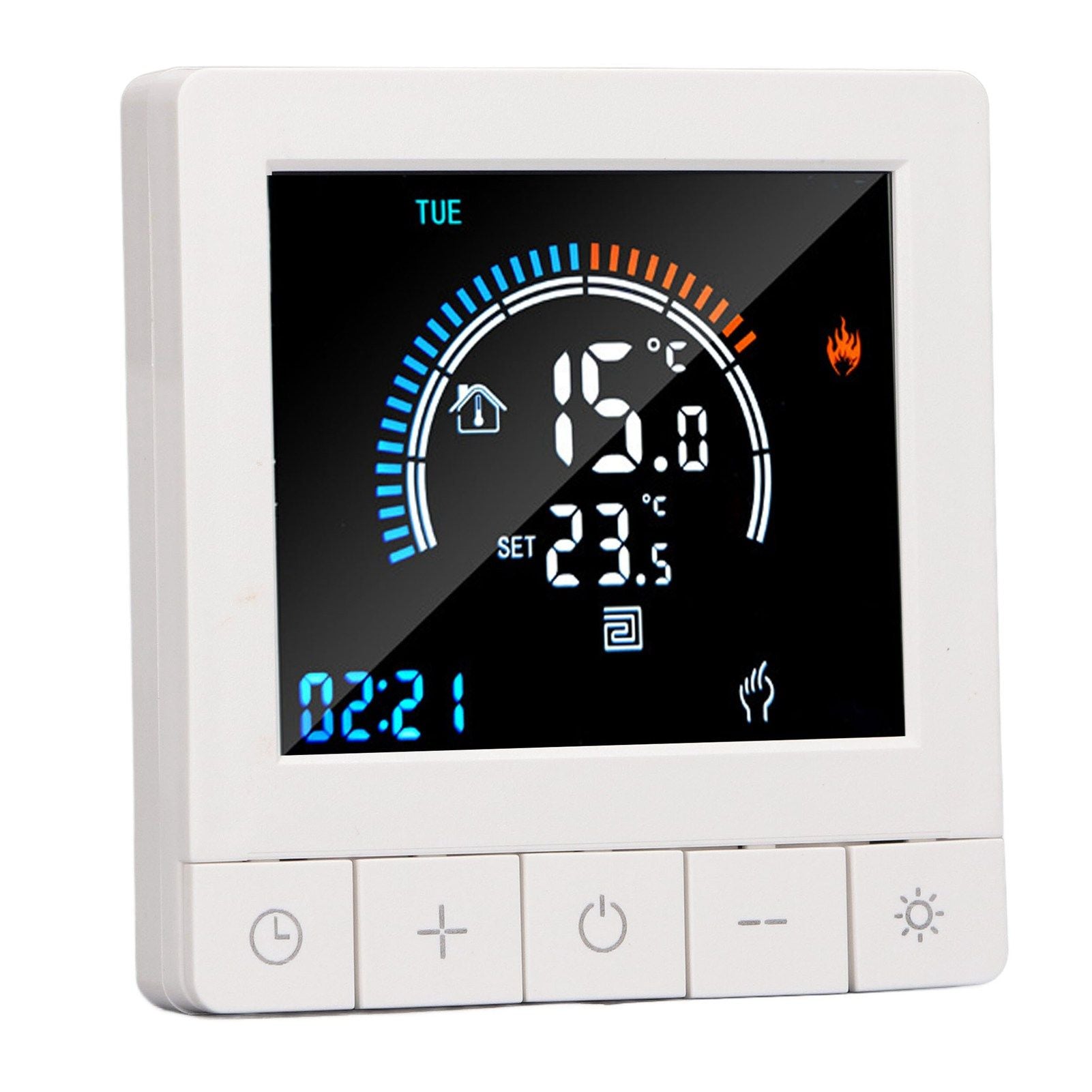 Smart Thermostat Programmable LCD Precise Control Smart Water Heating Thermostat For Home Office Mall AC90V‑240V WiFi Model - view 3