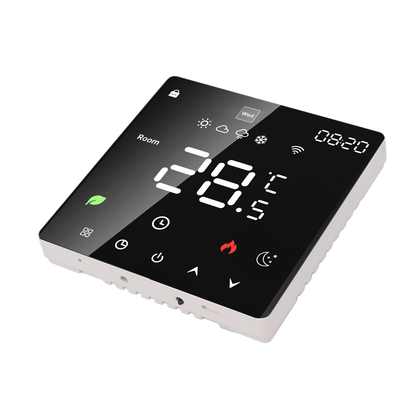 16A Smart Thermostat LCD Color Touchscreen PC Programmable Electric Heating Thermostat for Home Hotel Office AC 90 to 240V WiFi - view 7