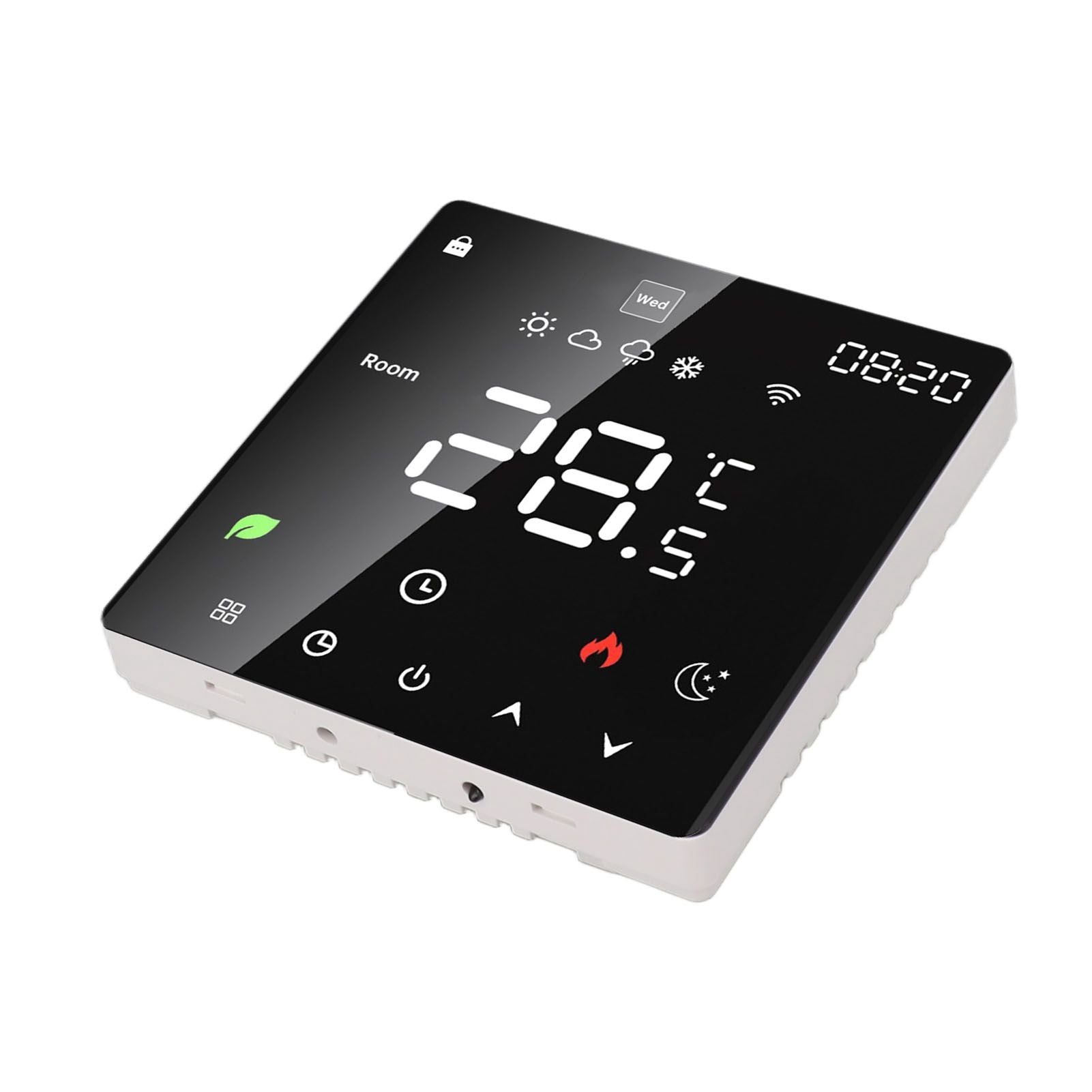 16A Smart Thermostat LCD Color Touchscreen PC Programmable Electric Heating Thermostat for Home Hotel Office AC 90 to 240V WiFi - view 7