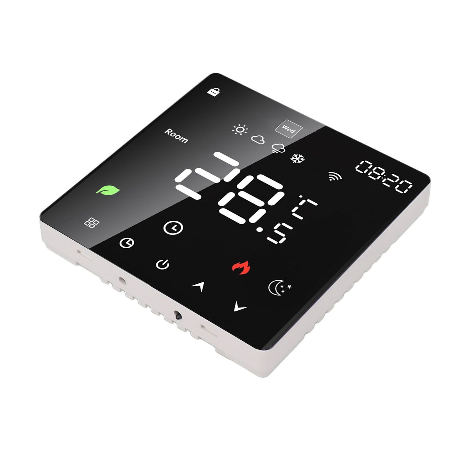 16A Smart Thermostat LCD Color Touchscreen PC Programmable Electric Heating Thermostat for Home Hotel Office AC 90 to 240V WiFi - view 8