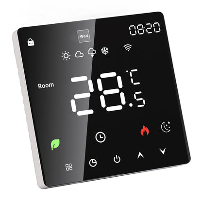 16A Smart Thermostat LCD Color Touchscreen PC Programmable Electric Heating Thermostat for Home Hotel Office AC 90 to 240V WiFi - view 9