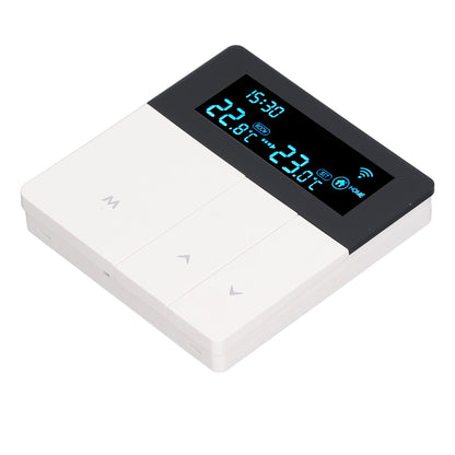 3A Smart Thermostat LCD Color Screen High Accuracy Programmable Thermostat Water Heating Boiler Heating for Home Shopping Mall AC90‑240V White Without WiFi - view 5