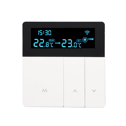 3A Smart Thermostat LCD Color Screen High Accuracy Programmable Thermostat Water Heating Boiler Heating for Home Shopping Mall AC90‑240V White Without WiFi - view 6