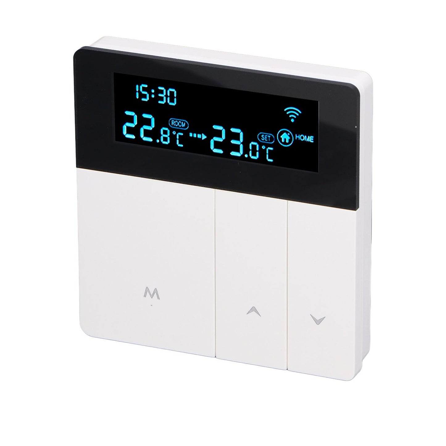 3A Smart Thermostat LCD Color Screen High Accuracy Programmable Thermostat Water Heating Boiler Heating for Home Shopping Mall AC90‑240V White Without WiFi - view 9