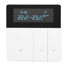 16A Smart Color Thermostat Programmable Smart Electric Heating Thermostat for Home Offices Shopping Malls Hotels AC 90V‑240V White WiFi Style - view 2