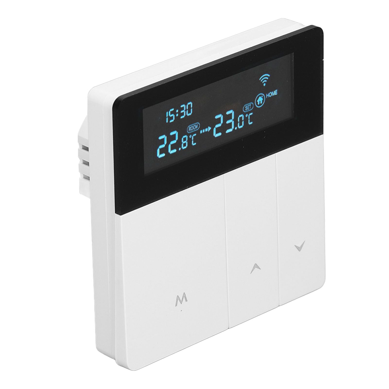 16A Smart Color Thermostat Programmable Smart Electric Heating Thermostat for Home Offices Shopping Malls Hotels AC 90V‑240V White WiFi Style - view 4