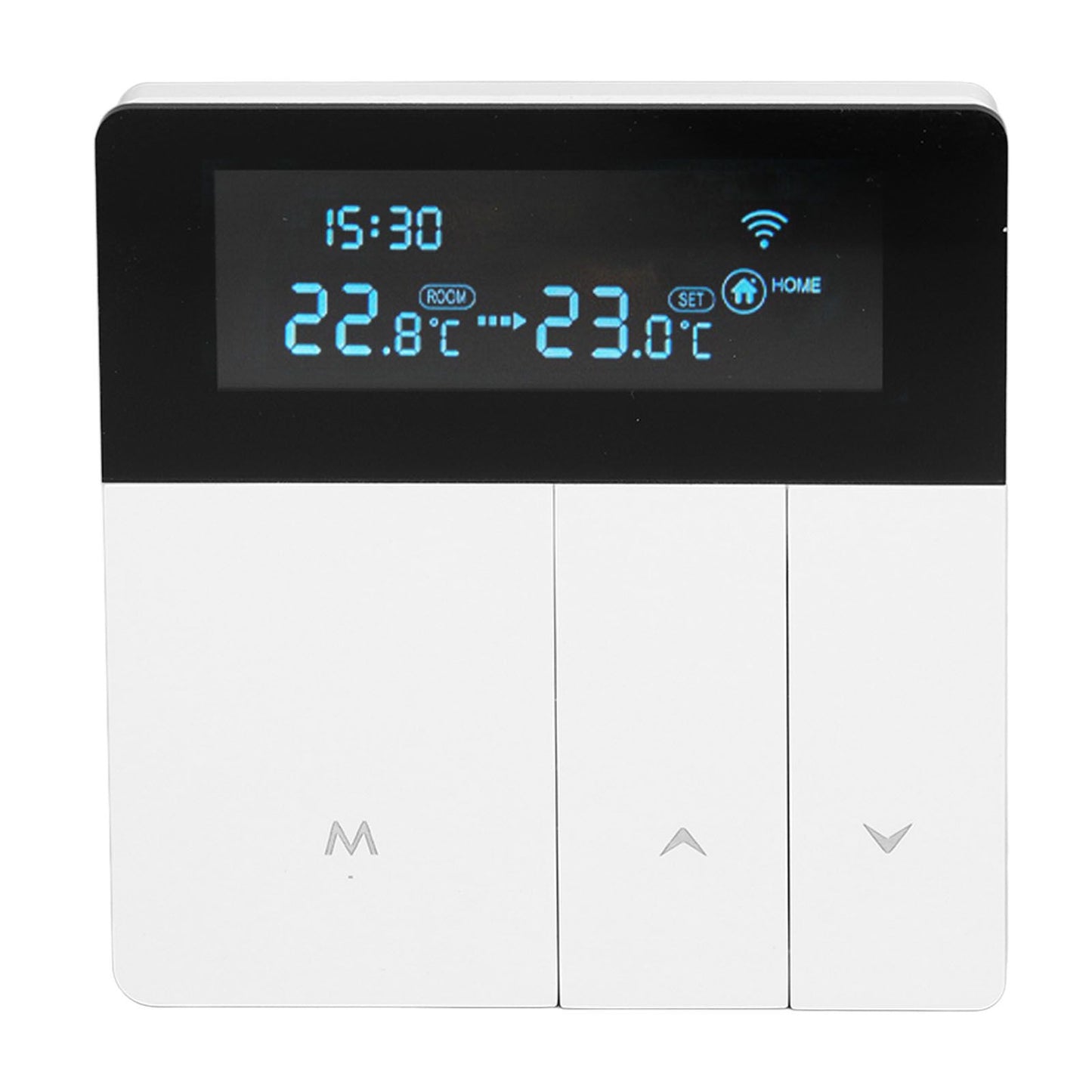16A Smart Color Thermostat Programmable Smart Electric Heating Thermostat for Home Offices Shopping Malls Hotels AC 90V‑240V White WiFi Style - view 5