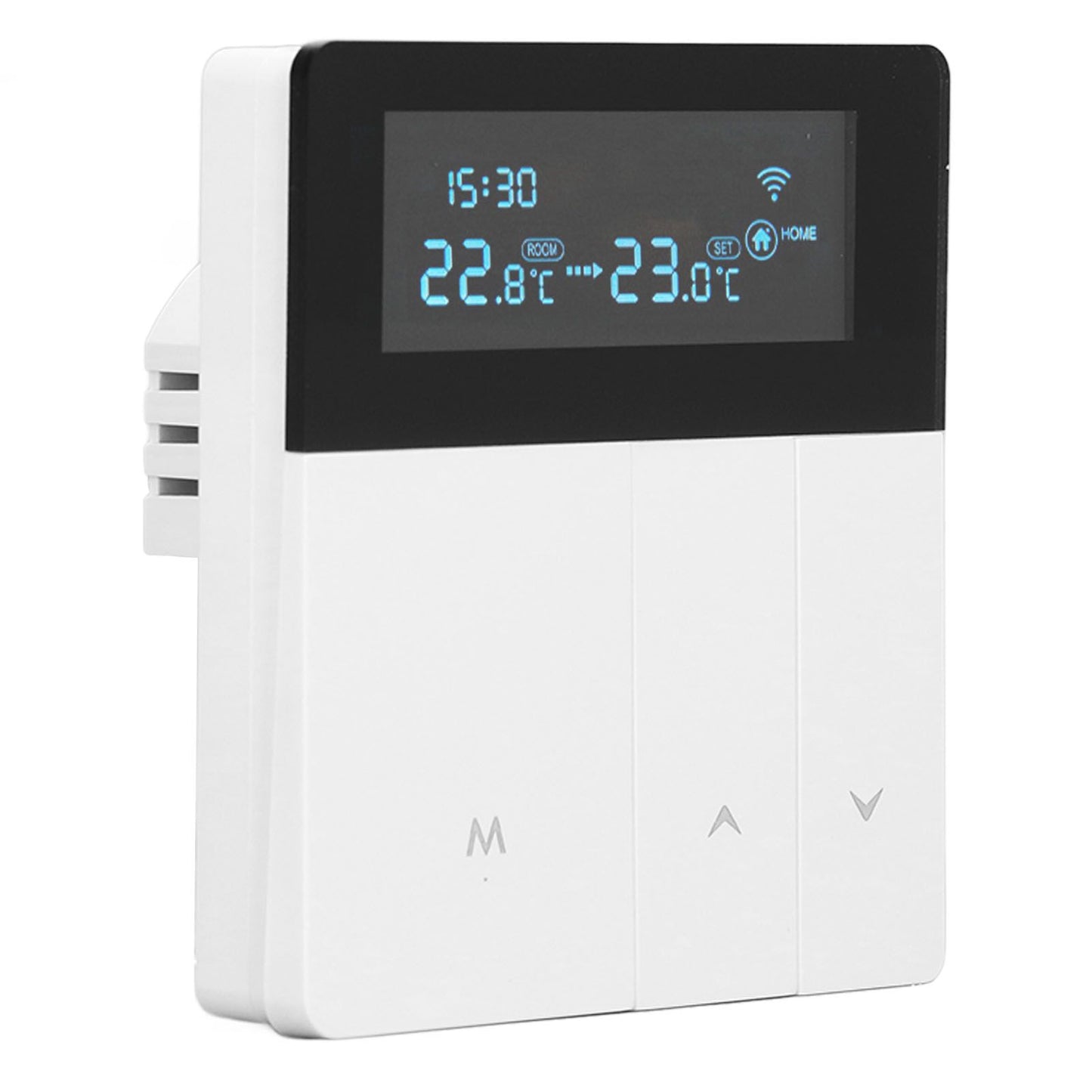 16A Smart Color Thermostat Programmable Smart Electric Heating Thermostat for Home Offices Shopping Malls Hotels AC 90V‑240V White WiFi Style - view 7
