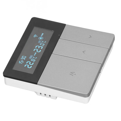 16A Smart Color Thermostat Programmable Smart Electric Heating Thermostat for Home Offices Shopping Malls Hotels AC 90V‑240V Gray WiFi Style - view 8