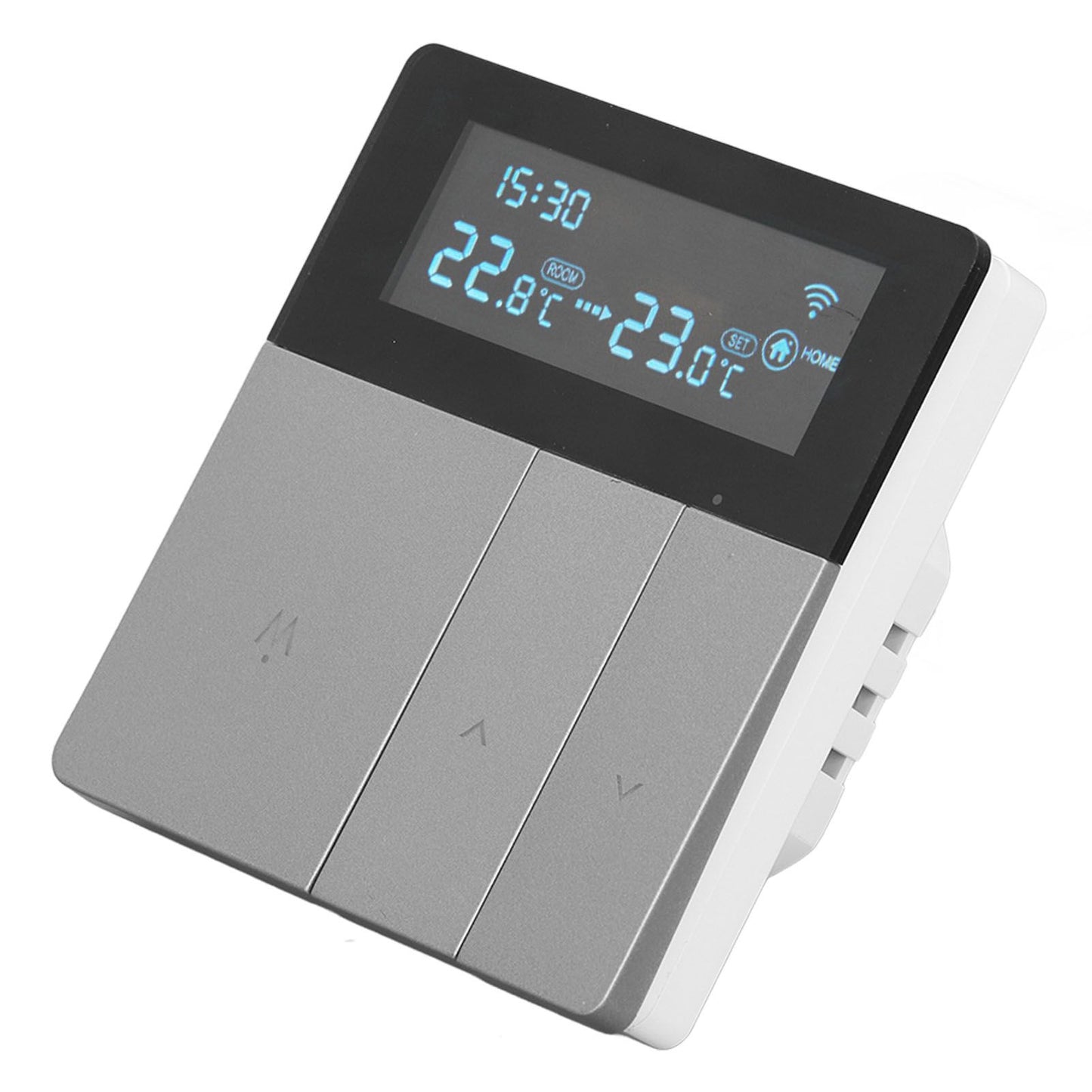 16A Smart Color Thermostat Programmable Smart Electric Heating Thermostat for Home Offices Shopping Malls Hotels AC 90V‑240V Gray WiFi Style - view 10