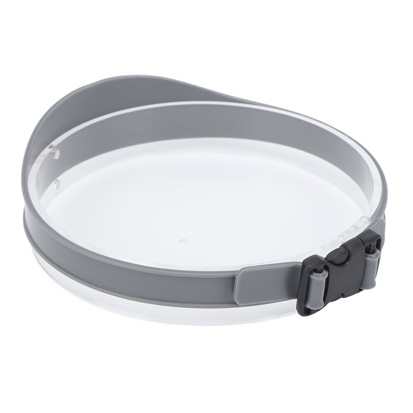 DIY Hair Trimming Template Haircut Band Breathable Curved Degion Silicone Home Hair Trimming Guide for Boys Men Grey - view 2