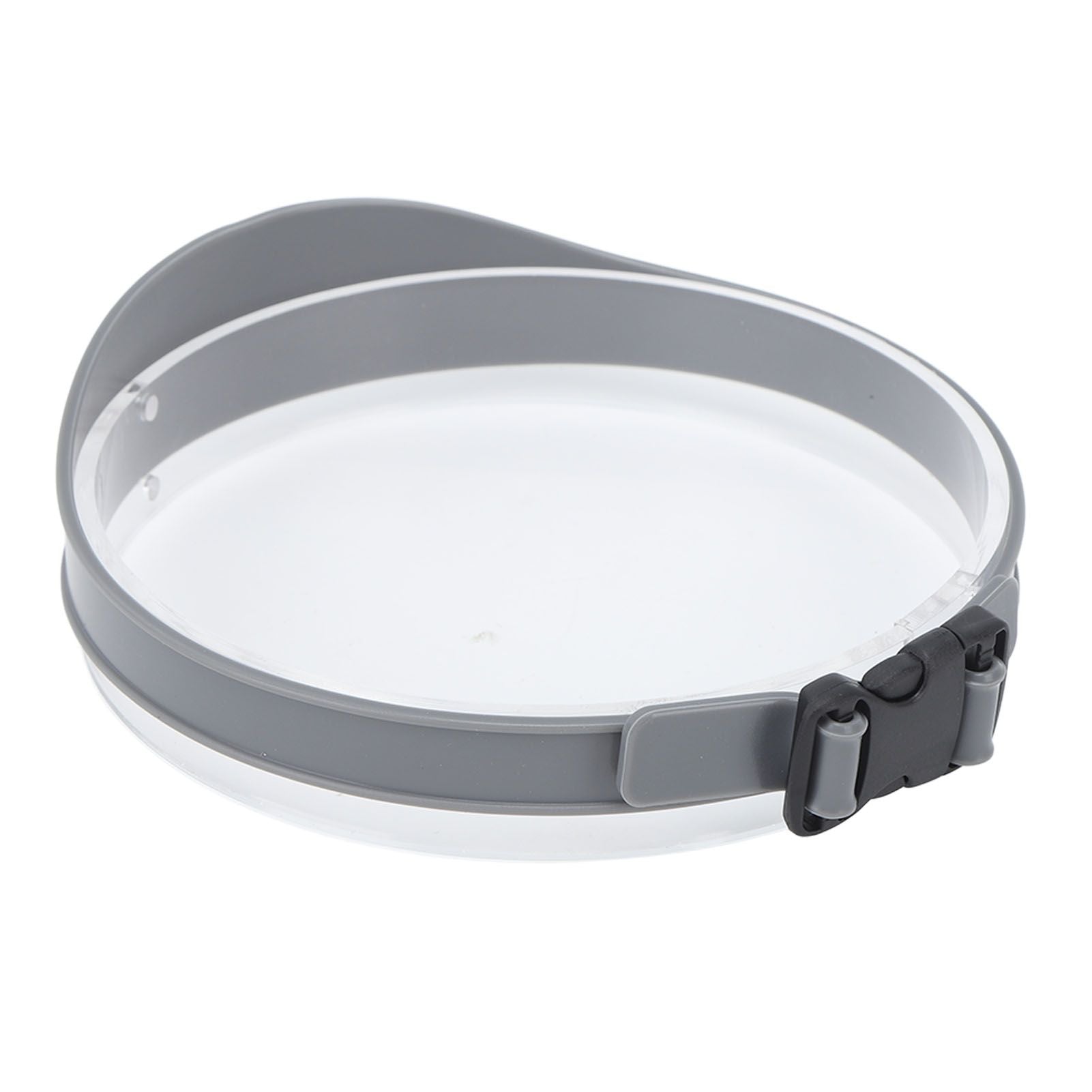 DIY Hair Trimming Template Haircut Band Breathable Curved Degion Silicone Home Hair Trimming Guide for Boys Men Grey - view 2