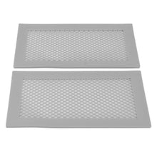 2Pcs Baby Proof Vent Cover Child Proof Safe Soft Silicone for Home Floor Catch Debris Hair Insect Gray - view 2