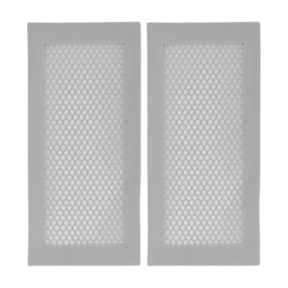 2Pcs Baby Proof Vent Cover Child Proof Safe Soft Silicone for Home Floor Catch Debris Hair Insect Gray - view 4