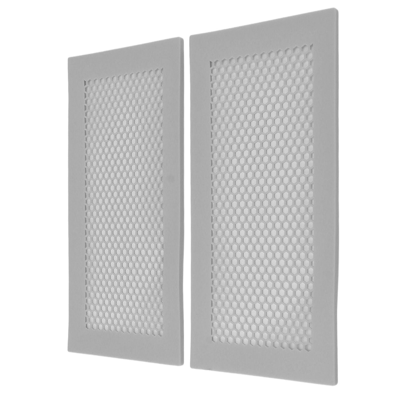 2Pcs Baby Proof Vent Cover Child Proof Safe Soft Silicone for Home Floor Catch Debris Hair Insect Gray - view 6