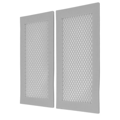 2Pcs Baby Proof Vent Cover Child Proof Safe Soft Silicone for Home Floor Catch Debris Hair Insect Gray - view 6