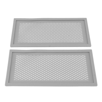 2Pcs Baby Proof Vent Cover Child Proof Safe Soft Silicone for Home Floor Catch Debris Hair Insect Gray - view 8