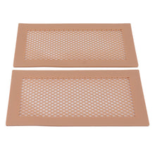 2Pcs Baby Proof Vent Cover Child Proof Safe Soft Silicone for Home Floor Catch Debris Hair Insect Pink - view 2