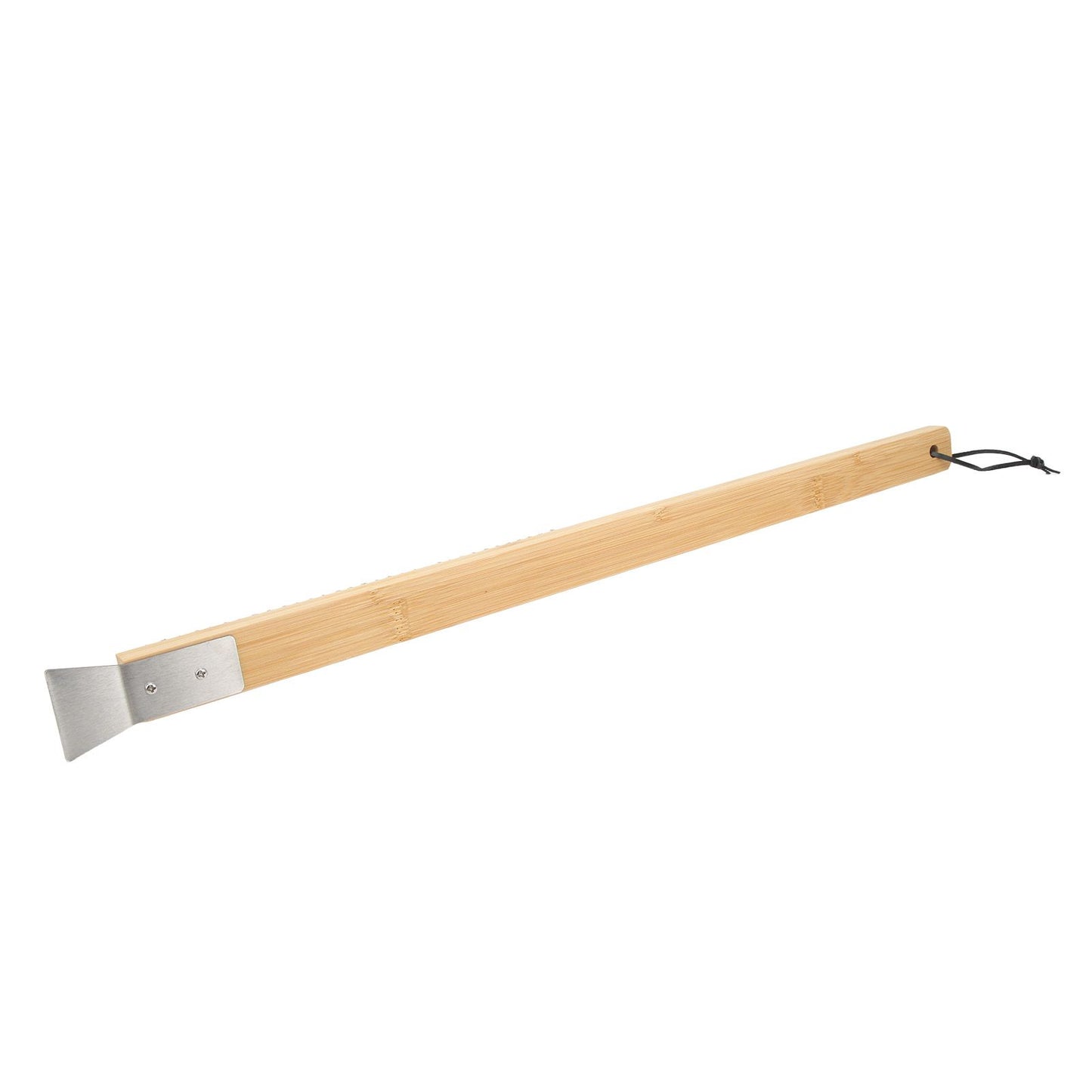 Pizza Oven Brush with Hanging Hole Bamboo Handle Wire BBQ Grill Cleaning Brush with Scraper - view 8