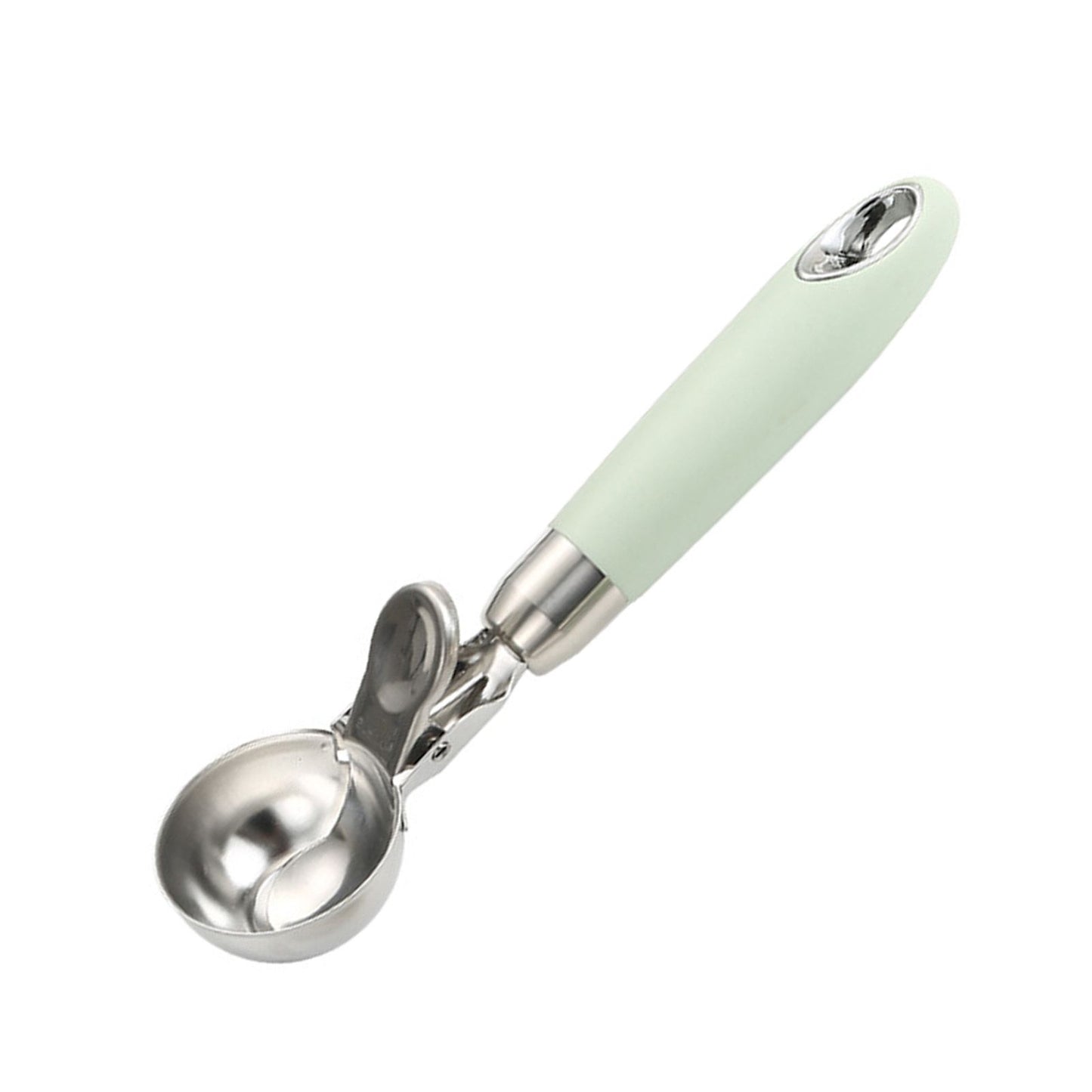 Ice Cream Scoop Smoothing Stainless Steel Hanging Hole Multifunction Cupcake Scoop for Home Kitchen Cafe Bar Trigger Release Scoop - view 3