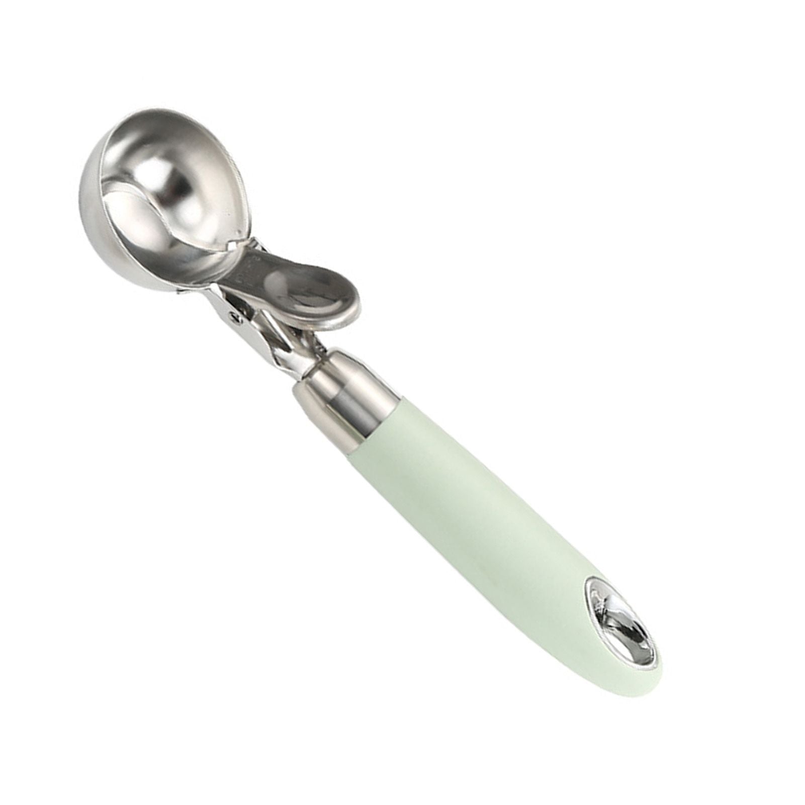Ice Cream Scoop Smoothing Stainless Steel Hanging Hole Multifunction Cupcake Scoop for Home Kitchen Cafe Bar Trigger Release Scoop - view 4