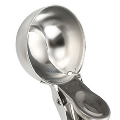 Ice Cream Scoop Smoothing Stainless Steel Hanging Hole Multifunction Cupcake Scoop for Home Kitchen Cafe Bar Trigger Release Scoop - view 9