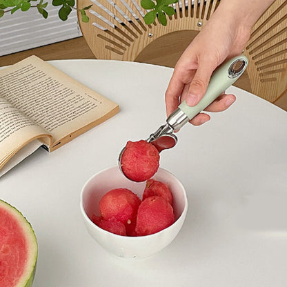 Ice Cream Scoop Smoothing Stainless Steel Hanging Hole Multifunction Cupcake Scoop for Home Kitchen Cafe Bar Trigger Release Scoop - view 10