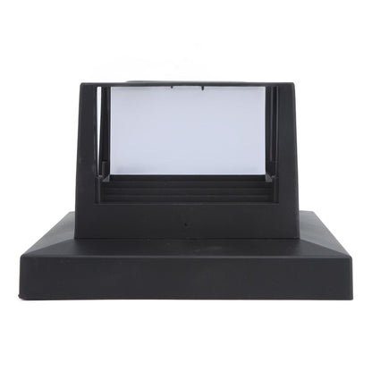 Square Outdoor Fence Post Cap Light Solar Post Light LED Landscape Lighting for Household Garden Courtyard Fence Dual Color Light Black - view 3