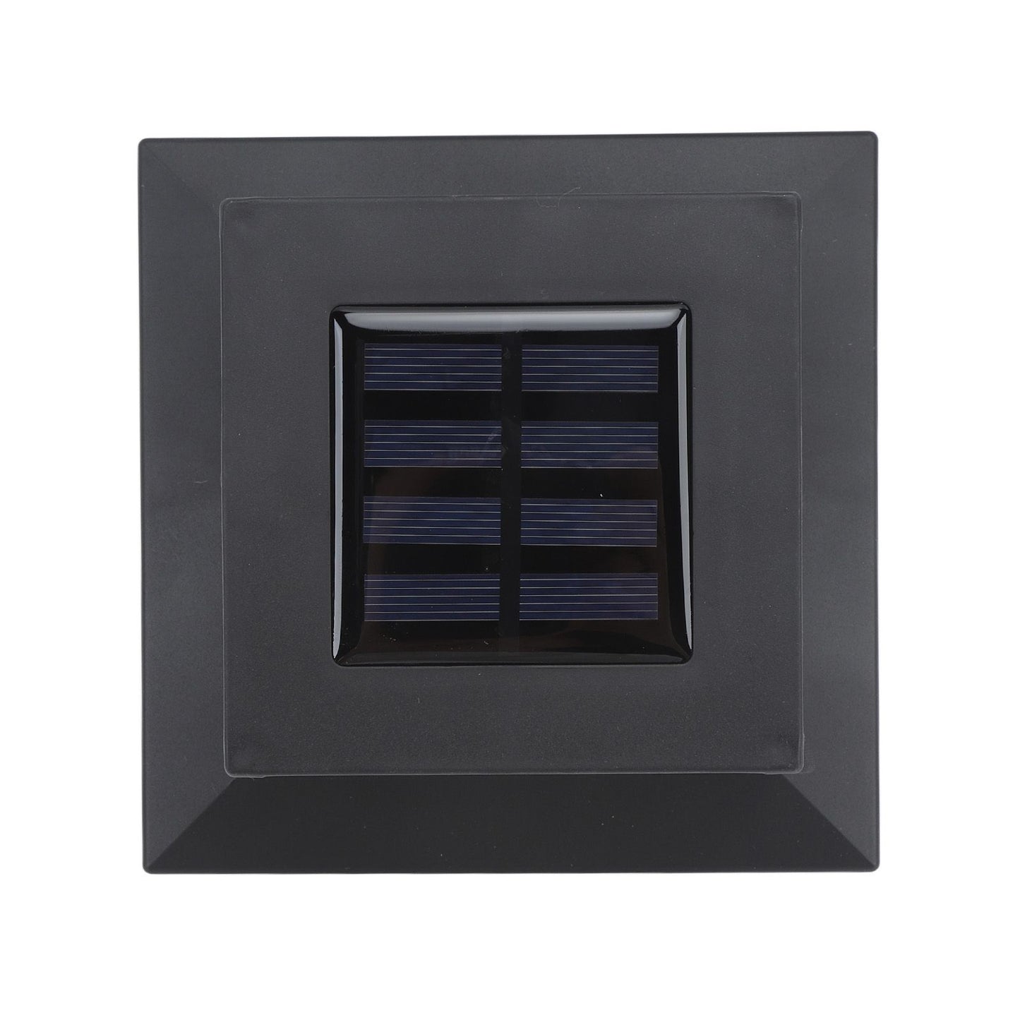 Square Outdoor Fence Post Cap Light Solar Post Light LED Landscape Lighting for Household Garden Courtyard Fence Dual Color Light Black - view 6