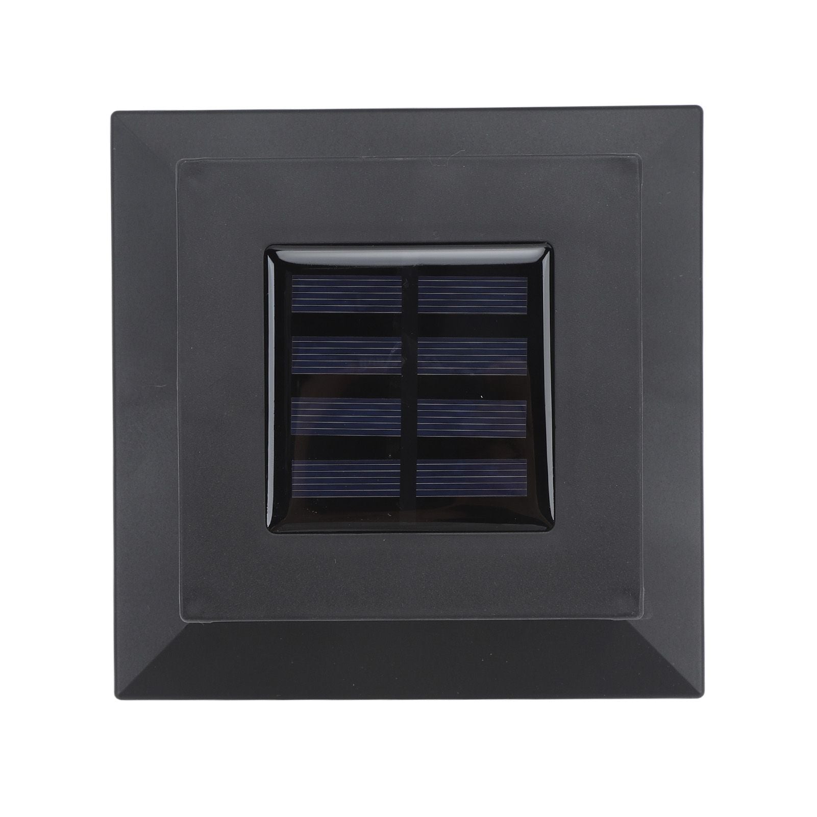 Square Outdoor Fence Post Cap Light Solar Post Light LED Landscape Lighting for Household Garden Courtyard Fence Dual Color Light Black - view 6