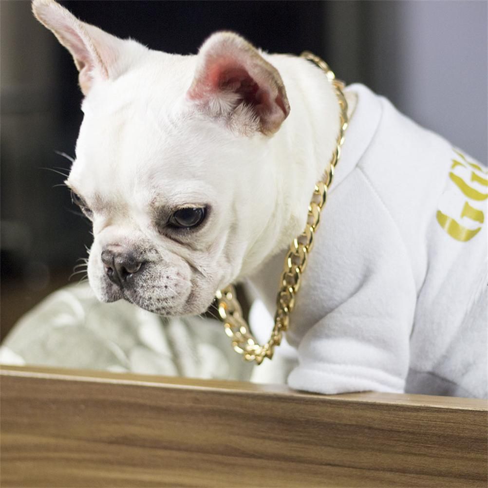Dog Chain Pet Dog Metal Gold Collar Necklace Pet Jewelry Accessories for Four Seasons - view 6