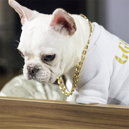 Dog Chain Pet Dog Metal Gold Collar Necklace Pet Jewelry Accessories for Four Seasons - view 6