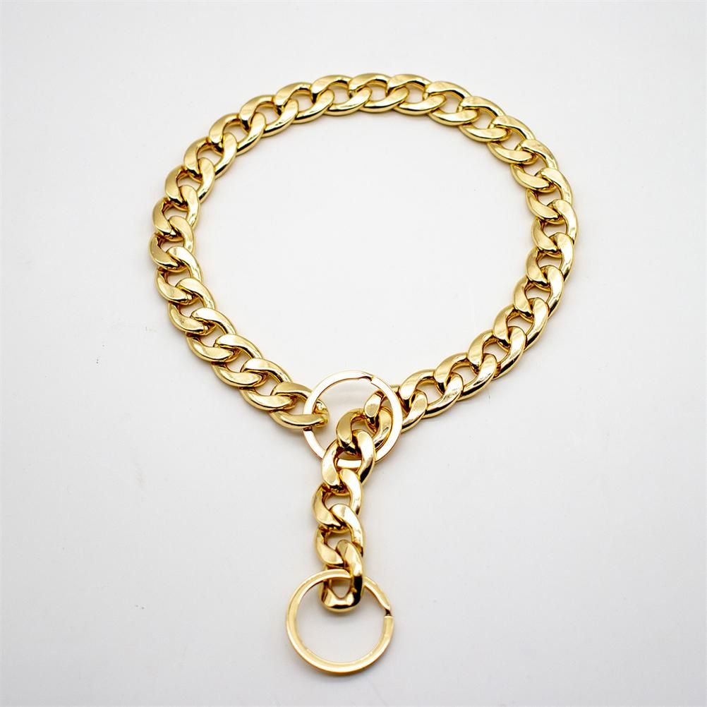 Dog Chain Pet Dog Metal Gold Collar Necklace Pet Jewelry Accessories for Four Seasons - view 10