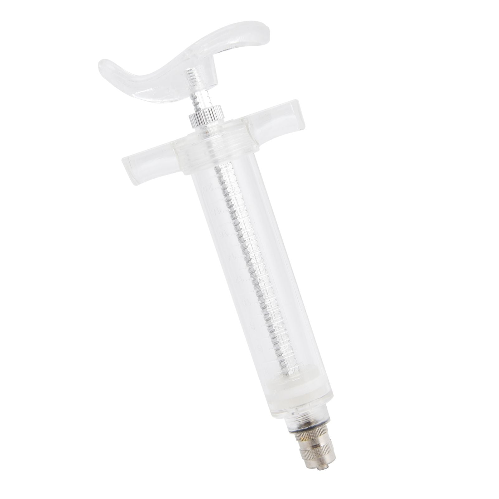 Veterinary Use Syringe Plastic Steel Adjustable Manual Feeding Injector for Livestock Farm20ml 14.5cm / 5.7in - view 4