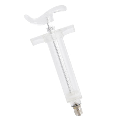 Veterinary Use Syringe Plastic Steel Adjustable Manual Feeding Injector for Livestock Farm20ml 14.5cm / 5.7in - view 4