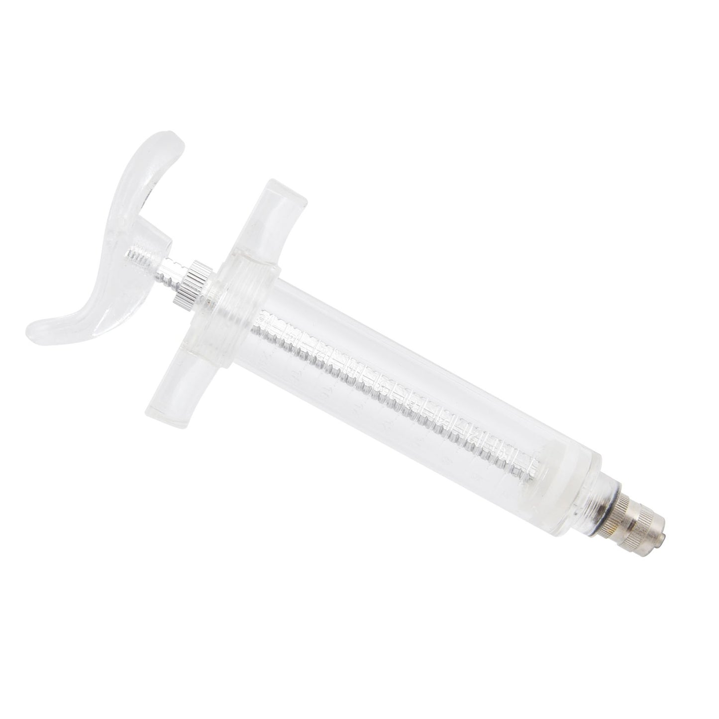 Veterinary Use Syringe Plastic Steel Adjustable Manual Feeding Injector for Livestock Farm20ml 14.5cm / 5.7in - view 6
