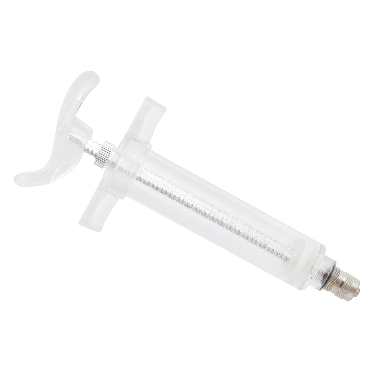 Veterinary Use Syringe Plastic Steel Adjustable Manual Feeding Injector for Livestock Farm20ml 14.5cm / 5.7in - view 6