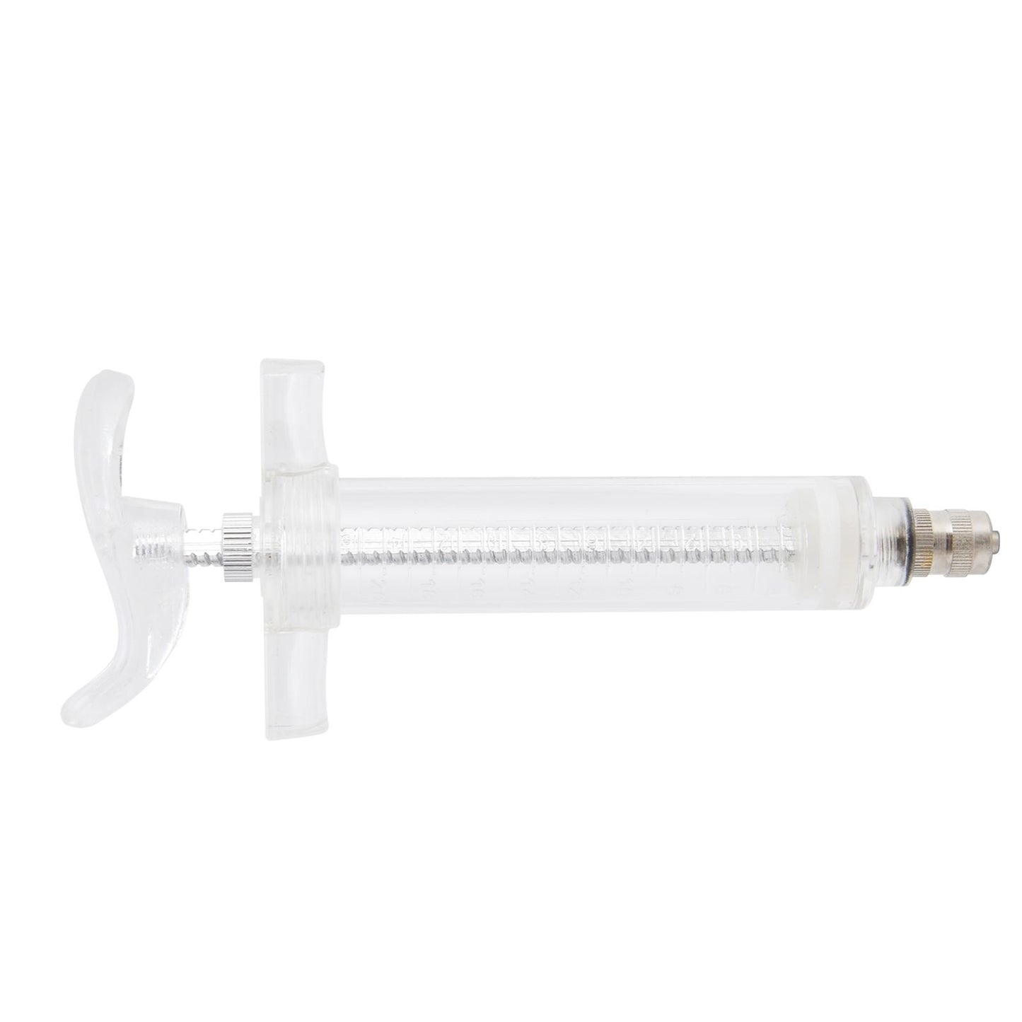 Veterinary Use Syringe Plastic Steel Adjustable Manual Feeding Injector for Livestock Farm20ml 14.5cm / 5.7in - view 7