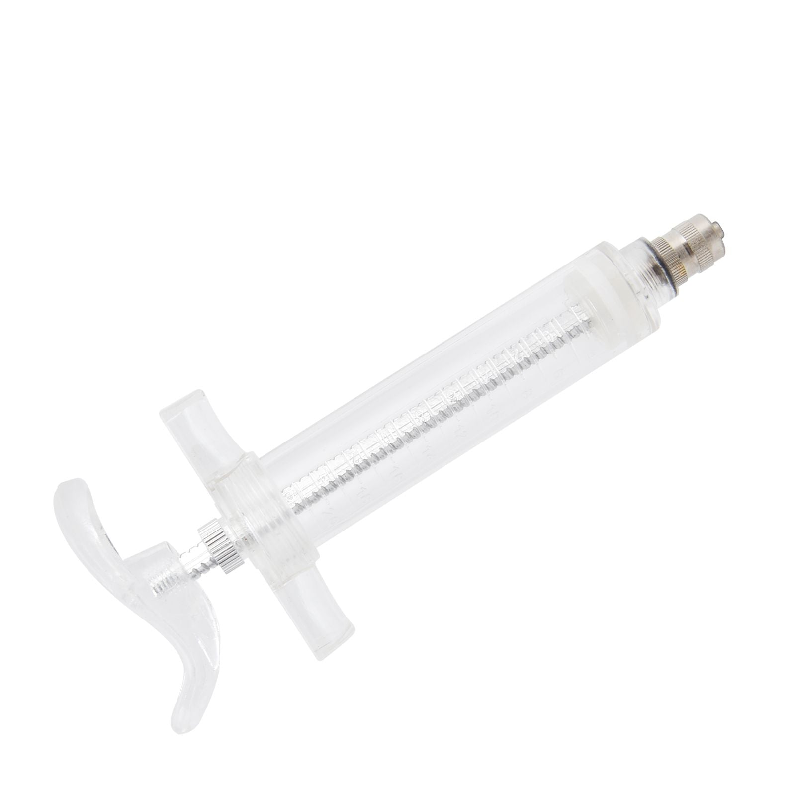 Veterinary Use Syringe Plastic Steel Adjustable Manual Feeding Injector for Livestock Farm20ml 14.5cm / 5.7in - view 8