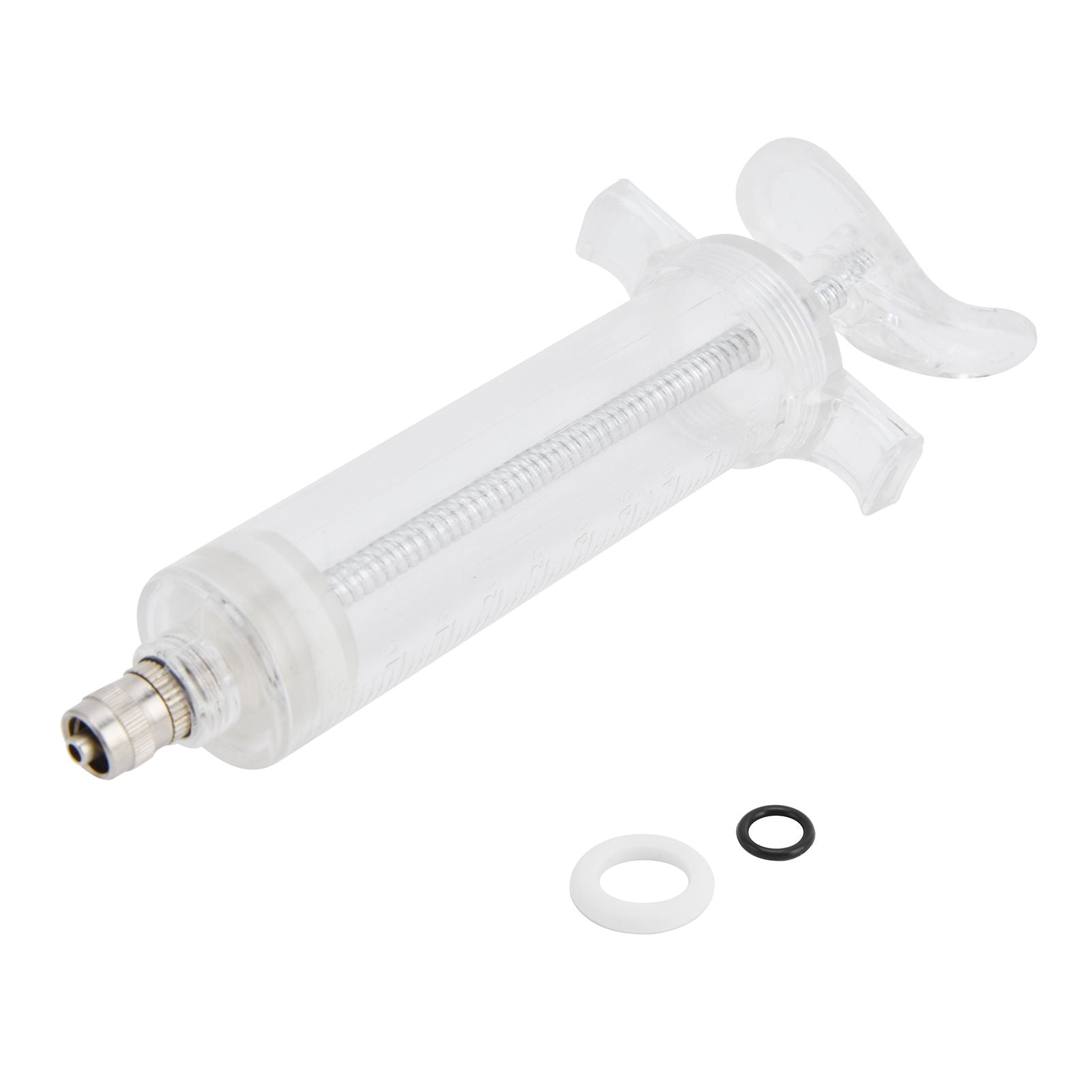 Veterinary Use Syringe Plastic Steel Adjustable Manual Feeding Injector for Livestock Farm50ml 16.5cm / 6.5in - view 2
