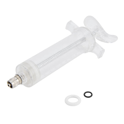 Veterinary Use Syringe Plastic Steel Adjustable Manual Feeding Injector for Livestock Farm50ml 16.5cm / 6.5in - view 2